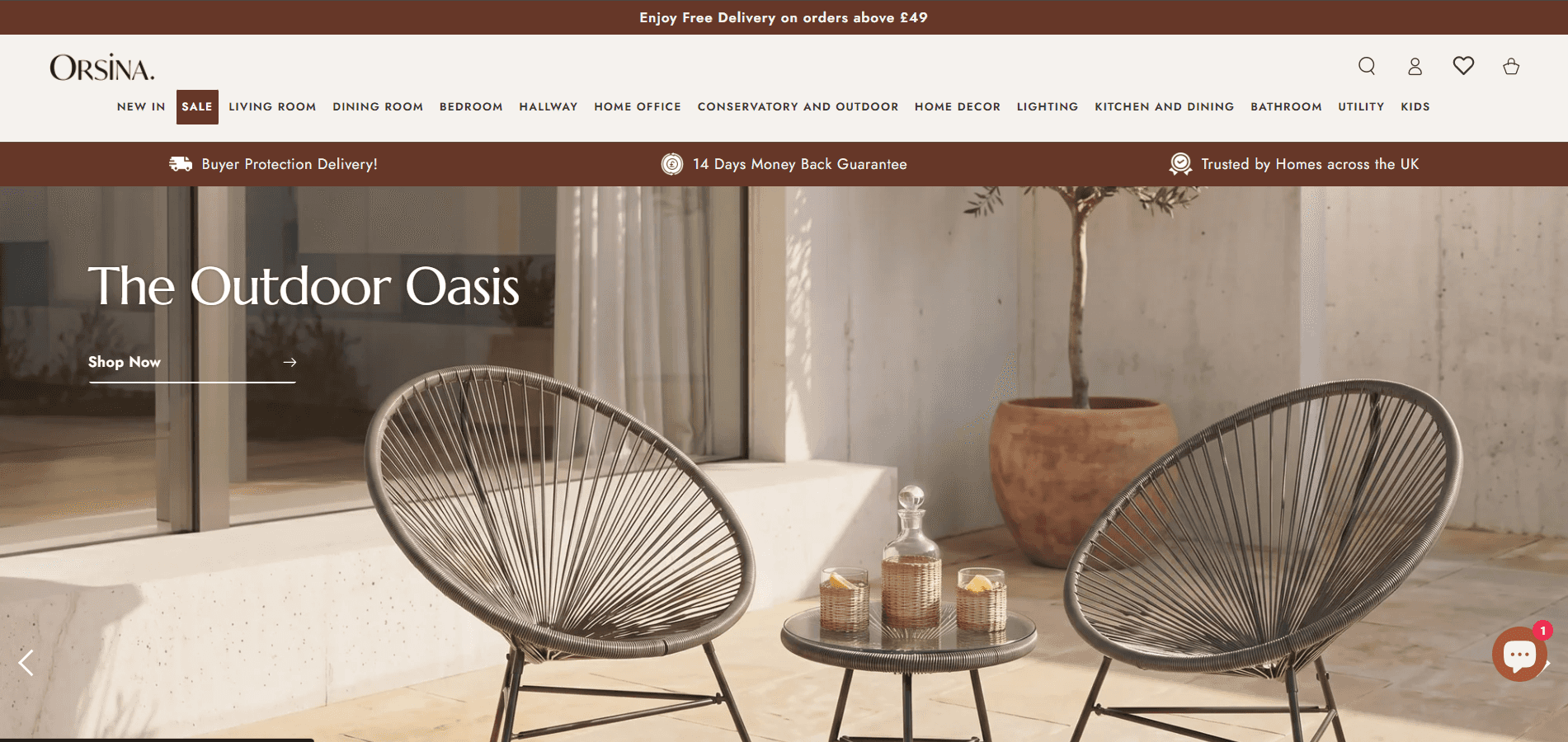 Screenshot of Orsina