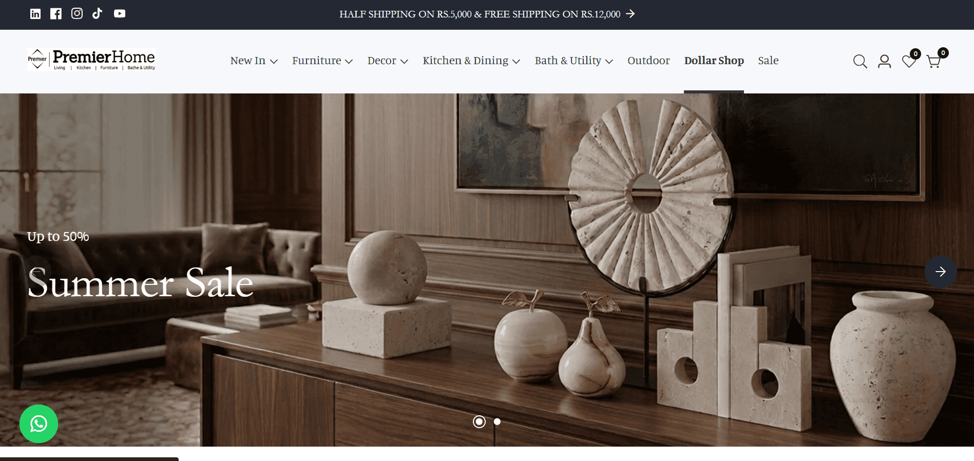 Screenshot of PremierHome