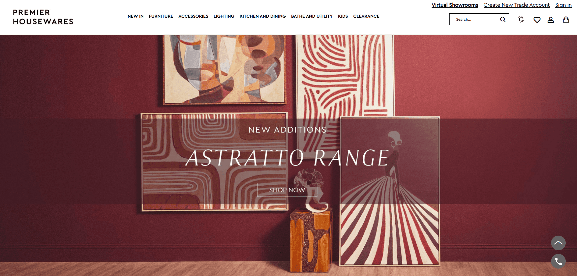Screenshot of Premier Housewares B2B