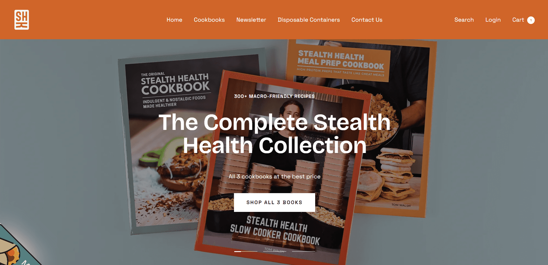 Screenshot of Stealth Health Cookbook